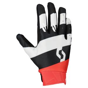Motorcross handschoenen SCOTT EVO RACE wit-rood