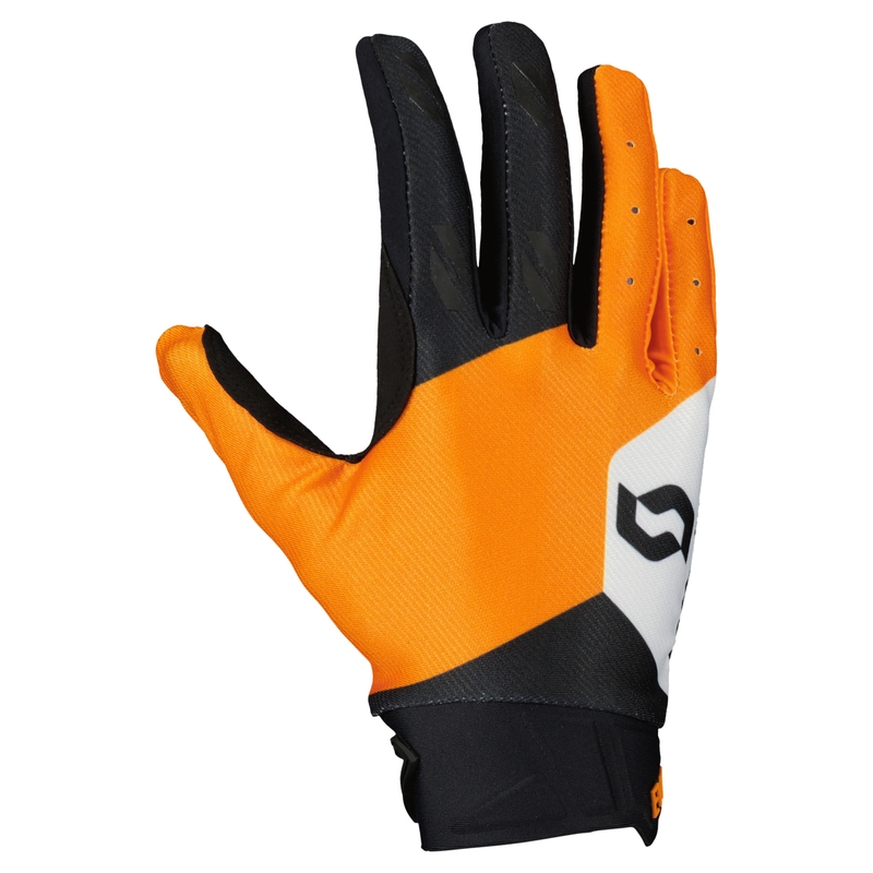 Kinder motorcrosshandschoenen SCOTT EVO TRACK zwart-oranje
