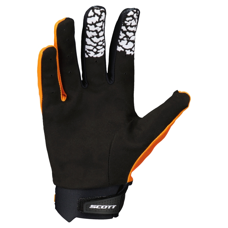 Kinder motorcrosshandschoenen SCOTT EVO TRACK zwart-oranje