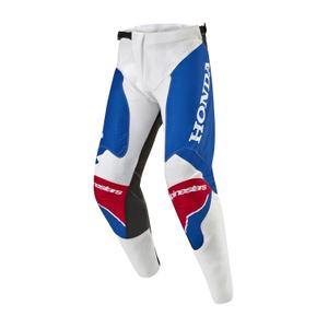 Alpinestars Racer Iconic Honda collectie motorcrossbroek wit-blauw-rood-zwart