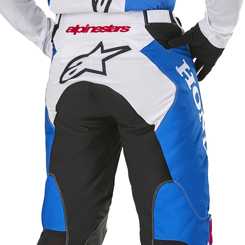 Alpinestars Racer Iconic Honda collectie motorcrossbroek wit-blauw-rood-zwart