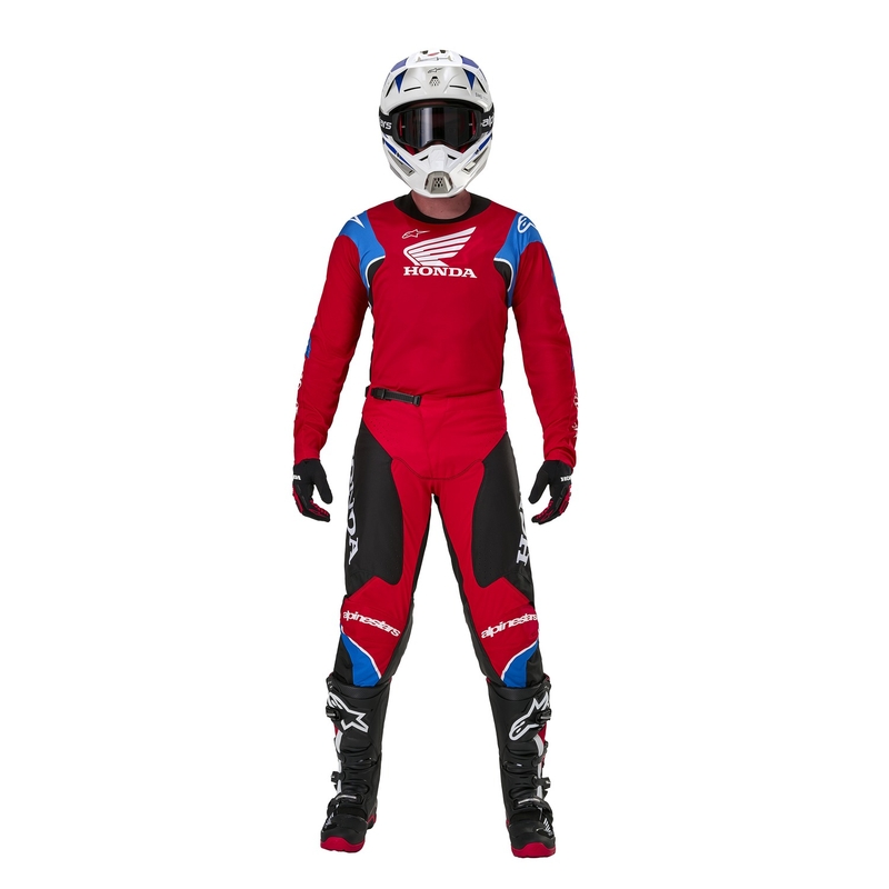 Alpinestars Racer Iconic Honda Motocross Broekencollectie Rood-Zwart-Blauw-Wit