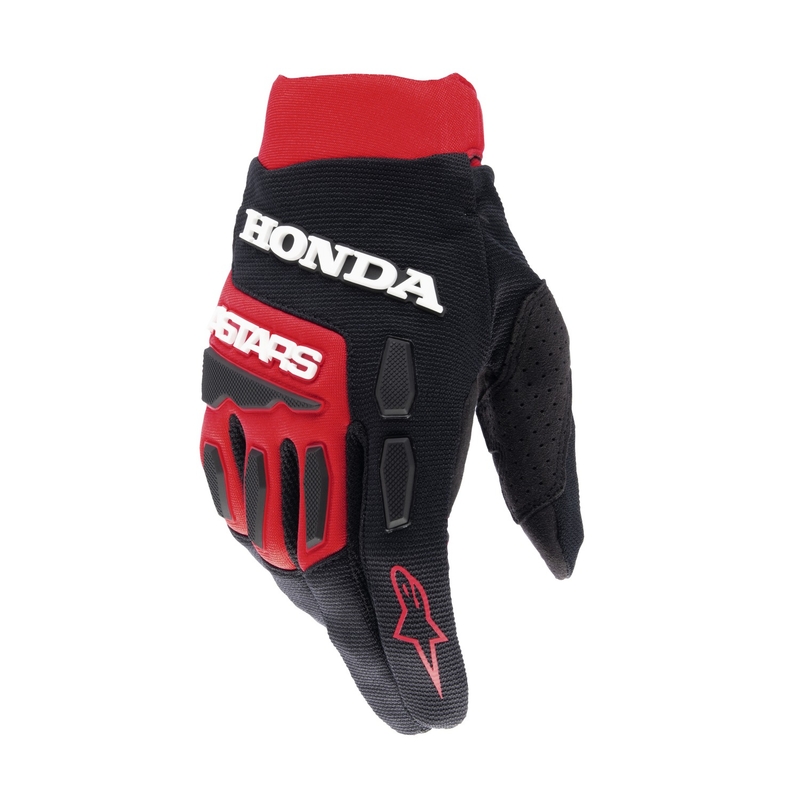 Alpinestars Full Bore Honda Collection Motocross Handschoenen Rood-Zwart