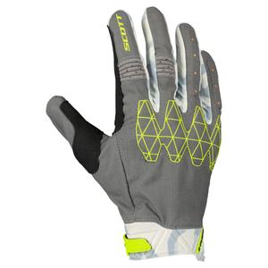 Motorhandschoenen SCOTT X-PLORE D3O grijs-geel