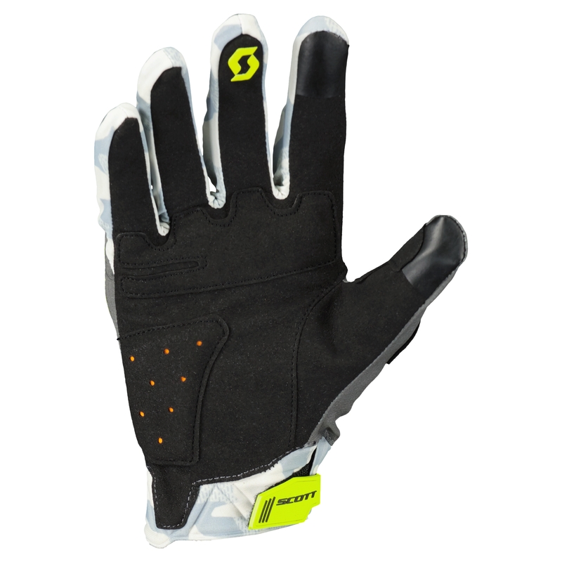Motorhandschoenen SCOTT X-PLORE D3O grijs-geel