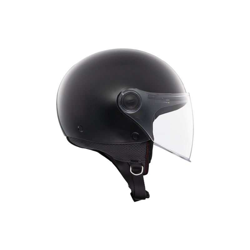 MT Street S Open Motorhelm Glanzend Zwart