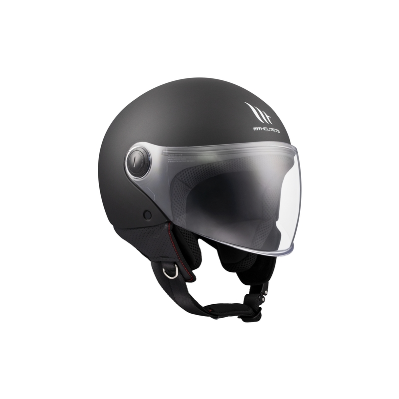 MT Street S open motorhelm mat zwart