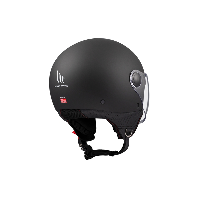 MT Street S open motorhelm mat zwart