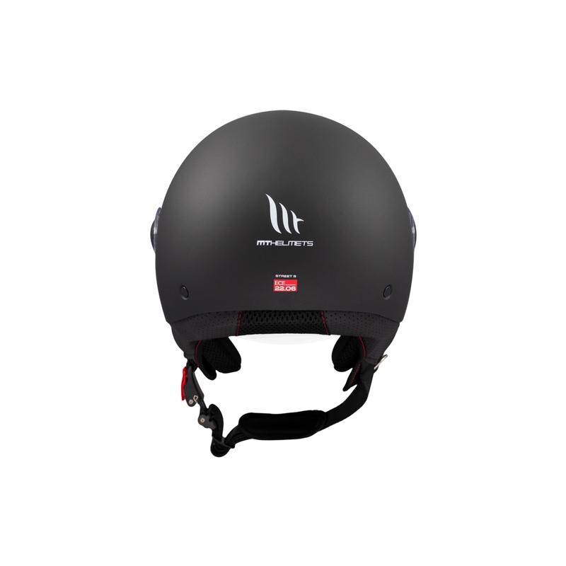 MT Street S open motorhelm mat zwart