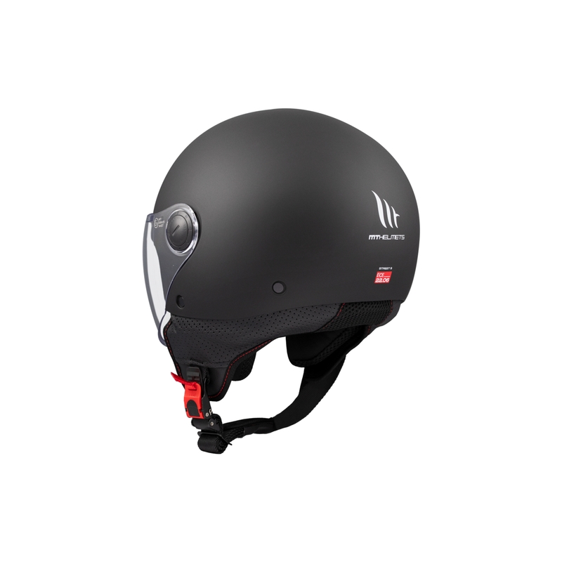 MT Street S open motorhelm mat zwart