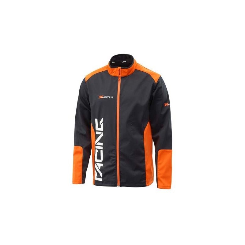 Softshell jack KTM X-Bow Replica Team zwart-oranje