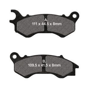 Brzdové destičky EBC