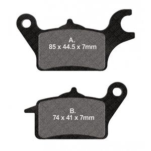 Brzdové destičky EBC