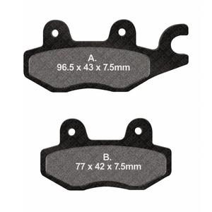 Brzdové destičky EBC