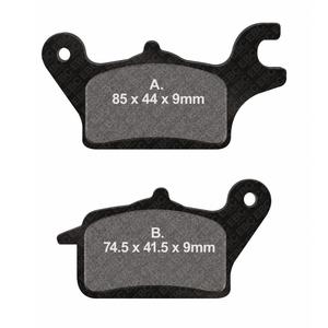 Brzdové destičky EBC