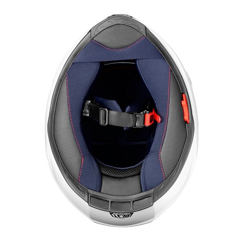 Motorhelm Cassida Apex Jawa - rood-zwart-grijs