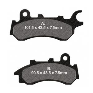 Brzdové destičky EBC