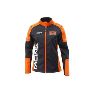 Dames softshelljas KTM Team zwart-oranje