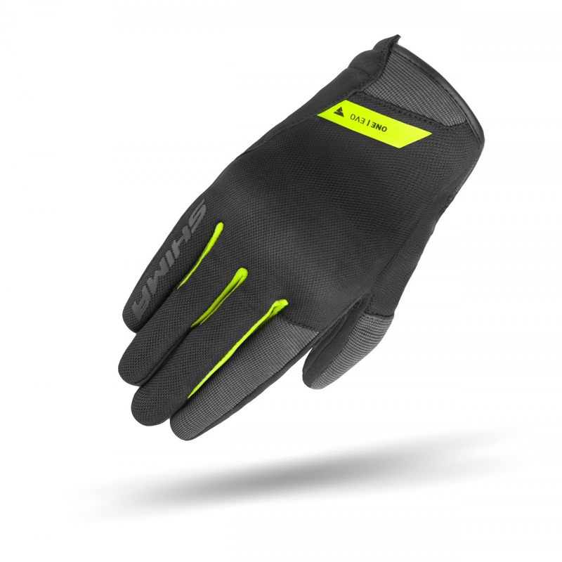 Motorhandschoenen Shima One EVO geel fluo-zwart
