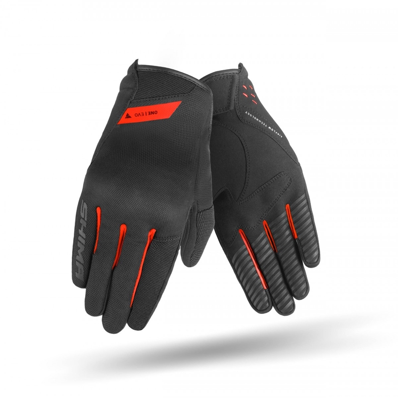 Motorhandschoenen Shima One EVO zwart-rood