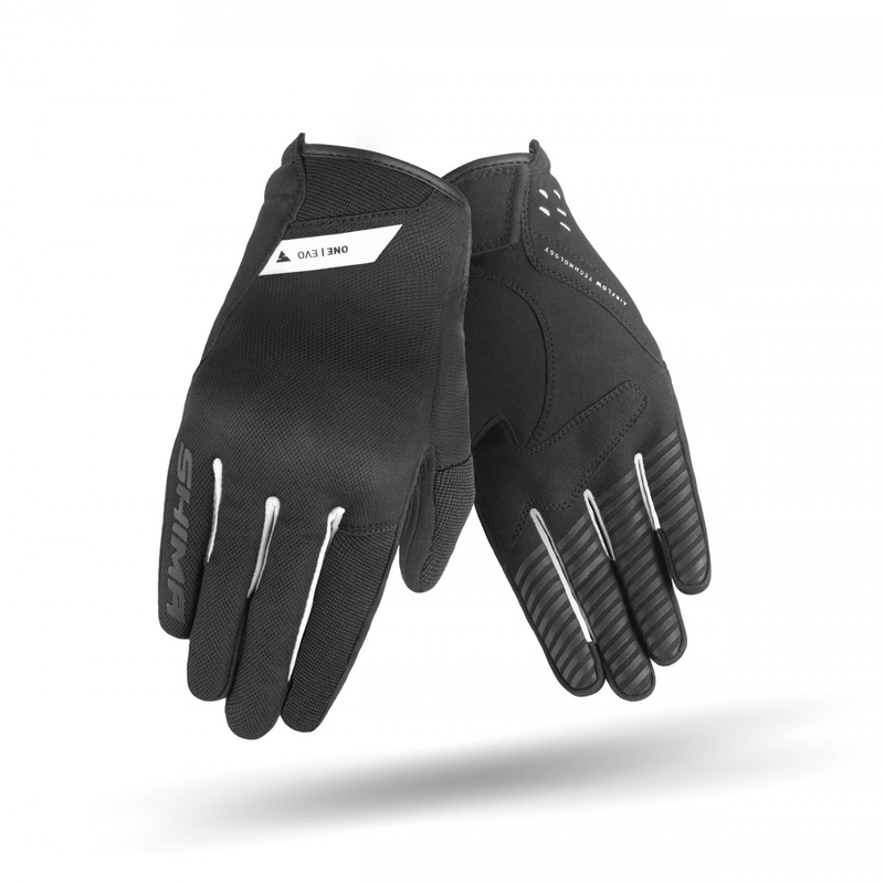 Motorhandschoenen Shima One EVO zwart-wit