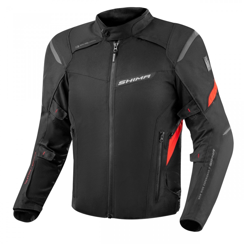 Motorjas Shima Rush 2.0 zwart-rood