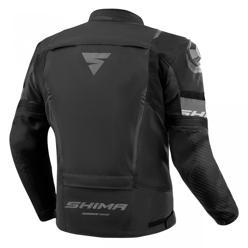 Shima Solid 2.0 motorjas zwart