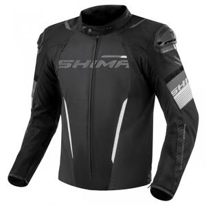Motorjas Shima Solid 2.0 zwart-wit