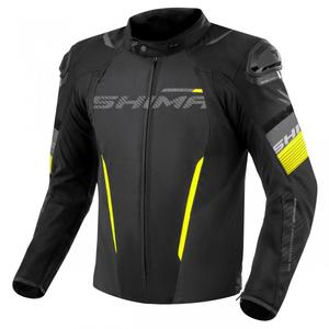 Motorjas Shima Solid 2.0 zwart-fluogeel