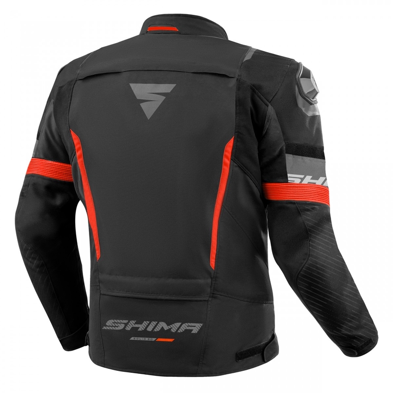 Motorjas Shima Solid 2.0 zwart-rood