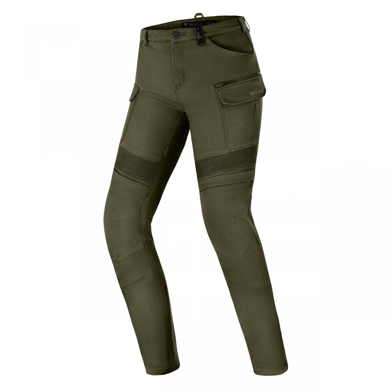Shima Giro 3.0 Lange Motorbroek Khaki voor dames