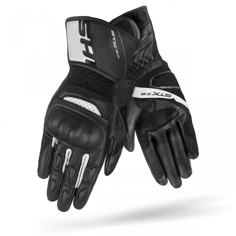 Motorhandschoenen Shima STX 2.0 zwart-wit