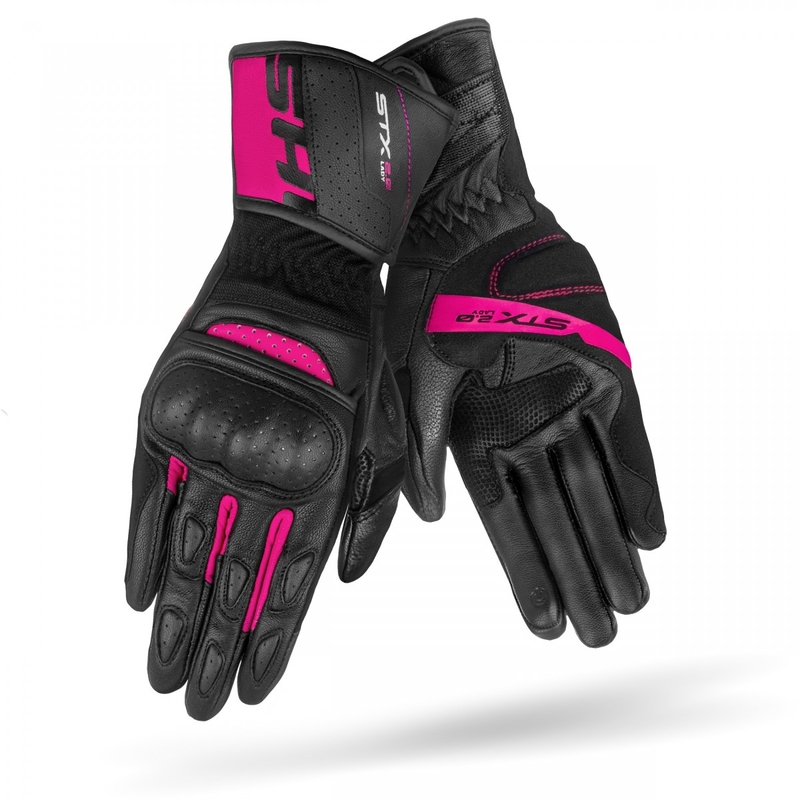 Dames motorhandschoenen Shima STX 2.0 zwart en roze