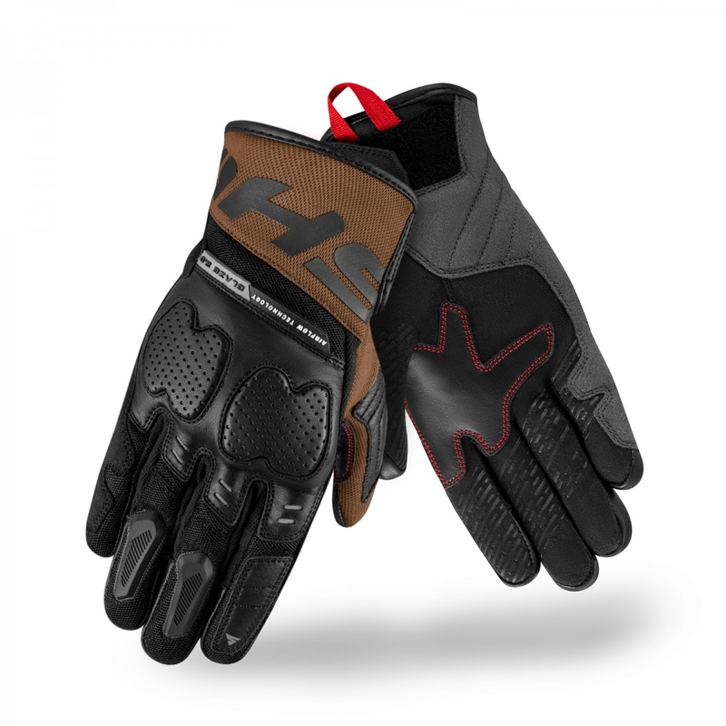Motorhandschoenen Shima Blaze 2.0 zwart-bruin