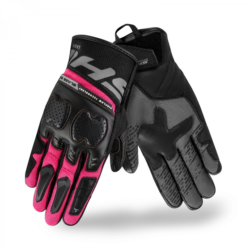 Shima Blaze 2.0 zwart met roze motorhandschoenen voor dames