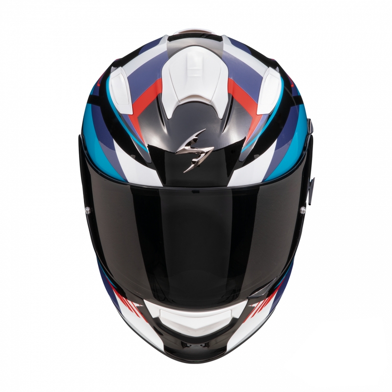Scorpion EXO-491 Abilis integraal motorhelm zwart-blauw-rood