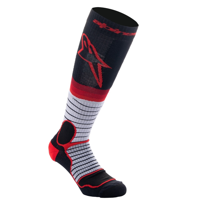 Alpinestars MX PRO sokken zwart-rood-grijs
