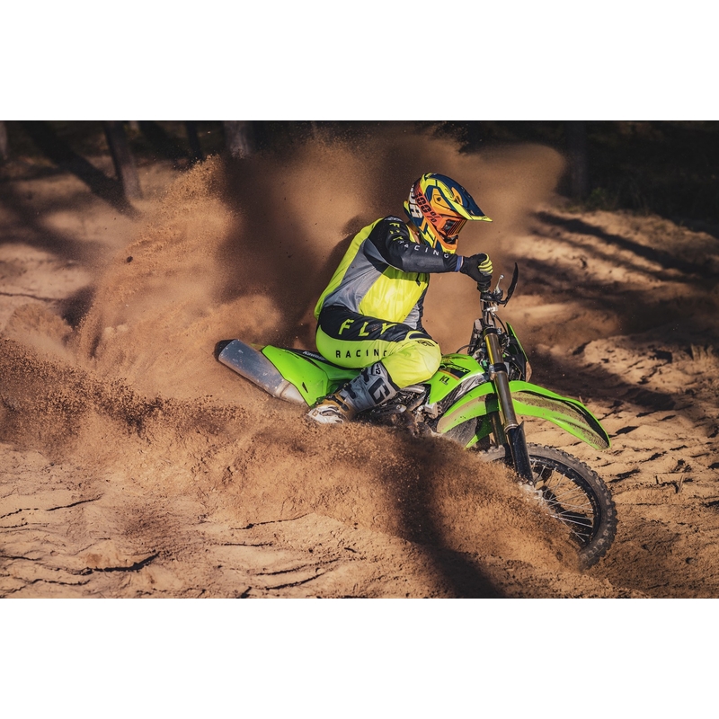 Cassida Cross Pro 2 Contra fluo geel-oranje-blauw motorcrosshelm