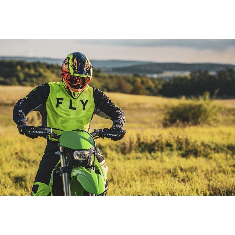 Cassida Cross Pro 2 Contra fluo geel-oranje-blauw motorcrosshelm