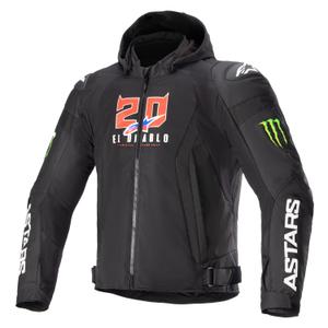 Alpinestars Zaca Air Monster FQ20 Zwart-Rood-Blauw-Wit-Groen Motorjack