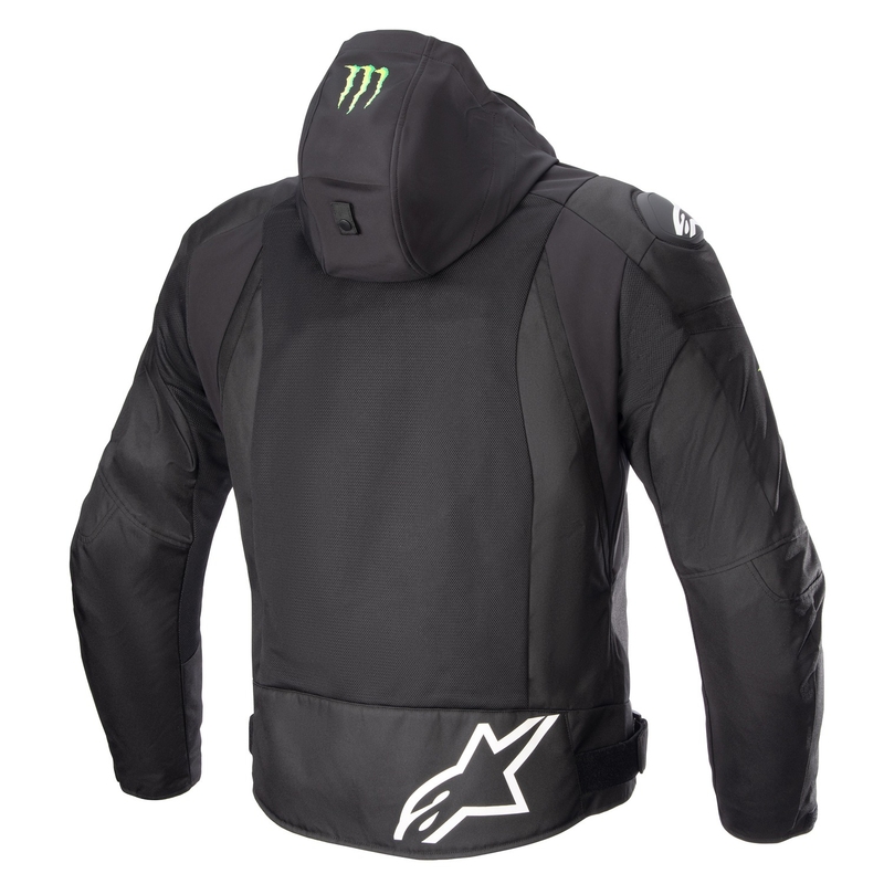 Alpinestars Zaca Air Monster FQ20 Zwart-Rood-Blauw-Wit-Groen Motorjack