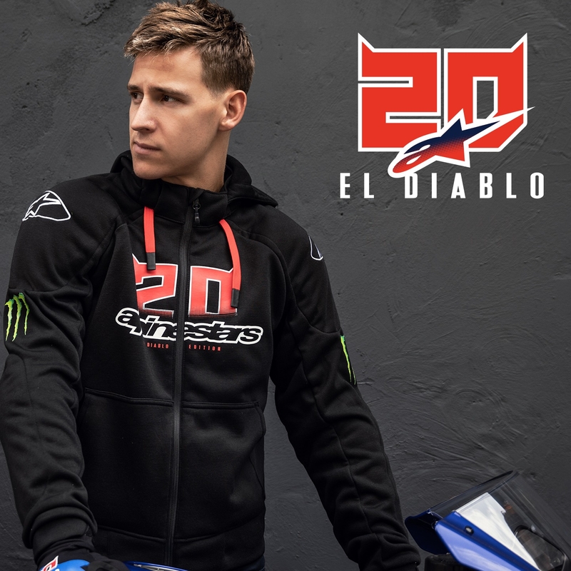Alpinestars Chrome Ignition Monster FQ20 Zwart-Rood-Wit-Groen Motorjack