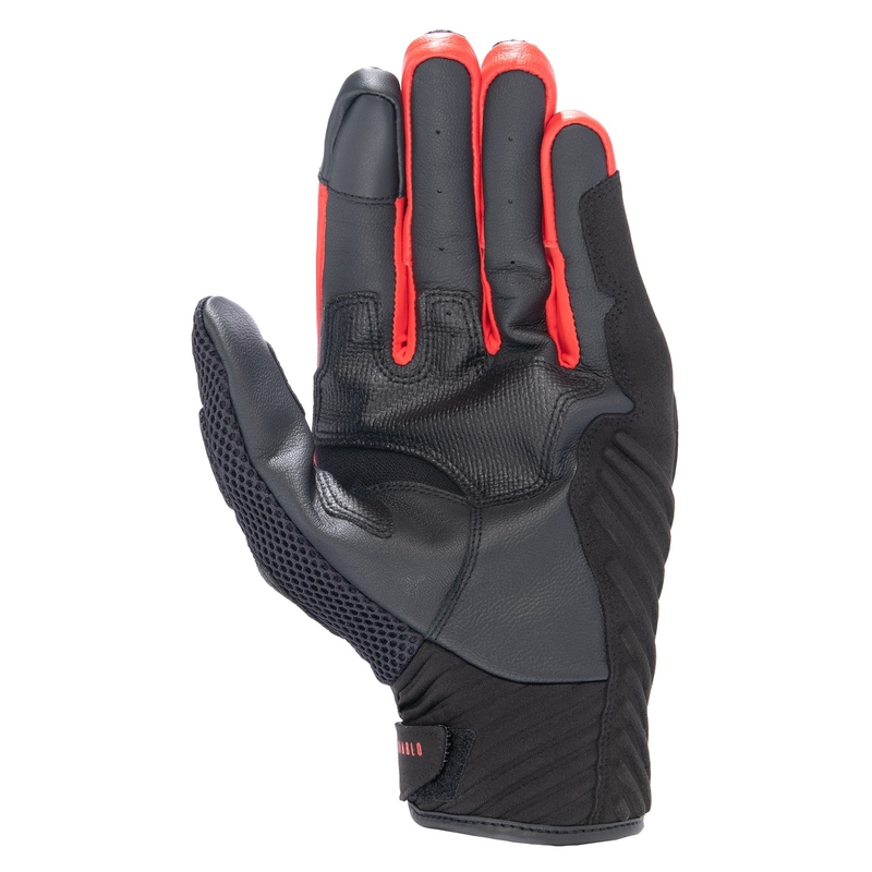 Alpinestars SMX-1 Air 2 Monster FQ20 Zwart-Rood-Blauw-Wit-Groen Motorhandschoenen