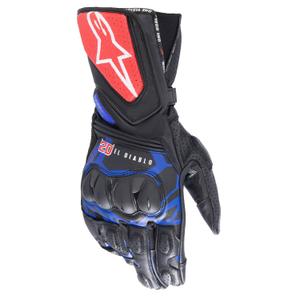 Alpinestars SP-8 3 Monster FQ20 Zwart-Rood-Blauw-Wit Motorhandschoenen