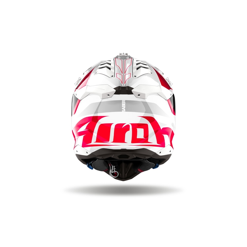 Airoh Aviator 3 Saber Motocrosshelm Glanzend Rood