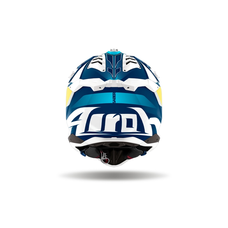 Airoh Aviator 3 Saber crosshelm matblauw