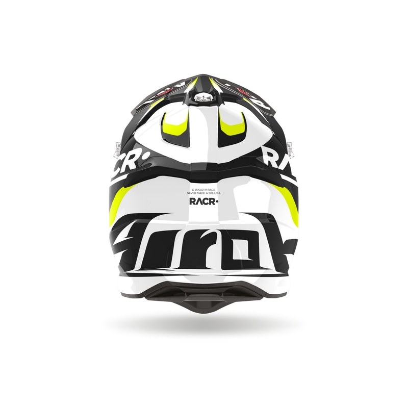 Motorcrosshelm Airoh Strycker Racr 2024 glanzend uitverkoop