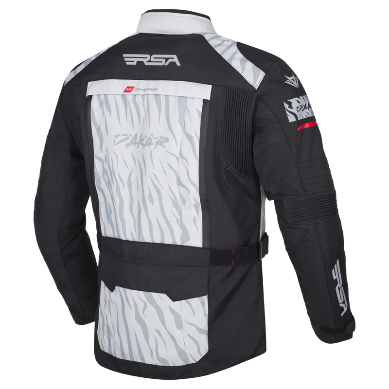 RSA Dakar 2 motorjack zwart-grijs-rood