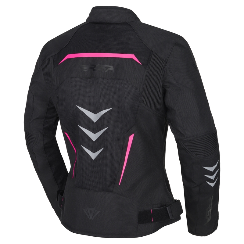 Dames RSA Runway zwart met roze motorjack