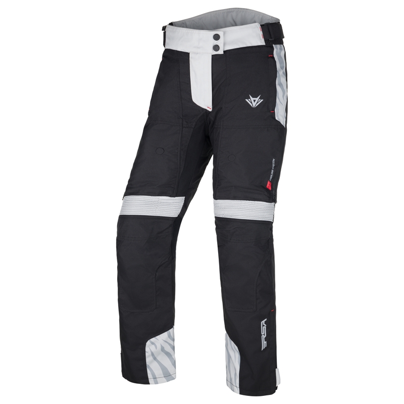 Dames RSA Dakar 2 motorbroek zwart/grijs